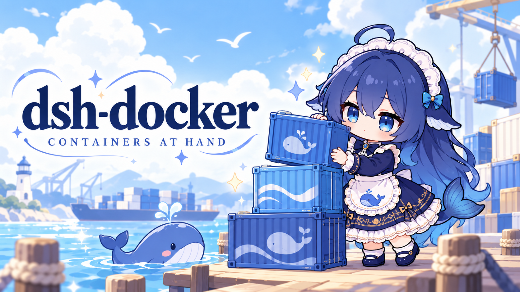 dsh-docker 鲸鱼娘插件封面