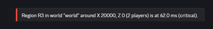 Discord alert: region R3 is at 62.0 ms (critical)