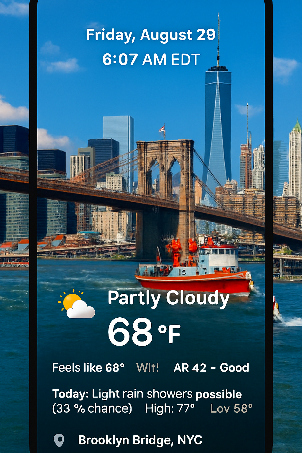 Weather App UI
