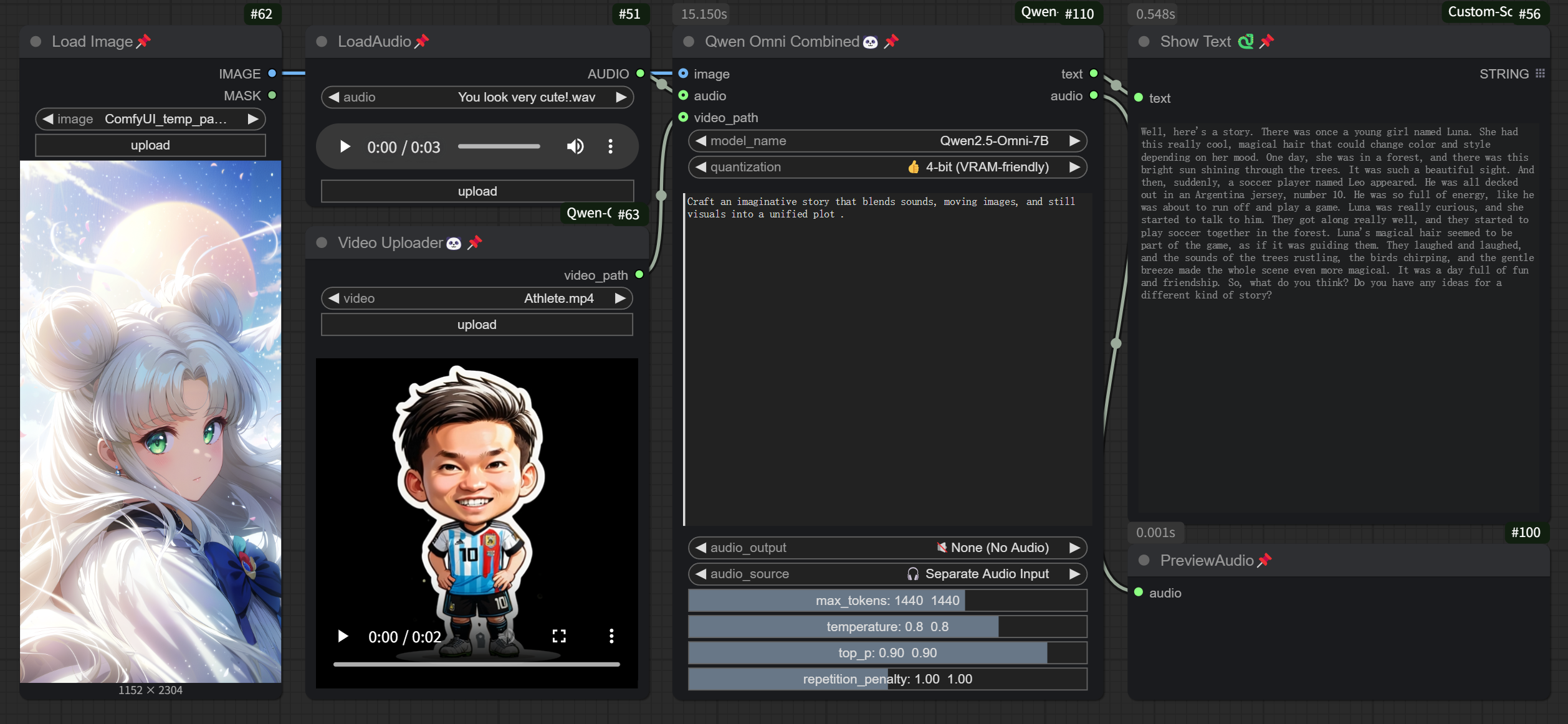 Qwen Omni in ComfyUI