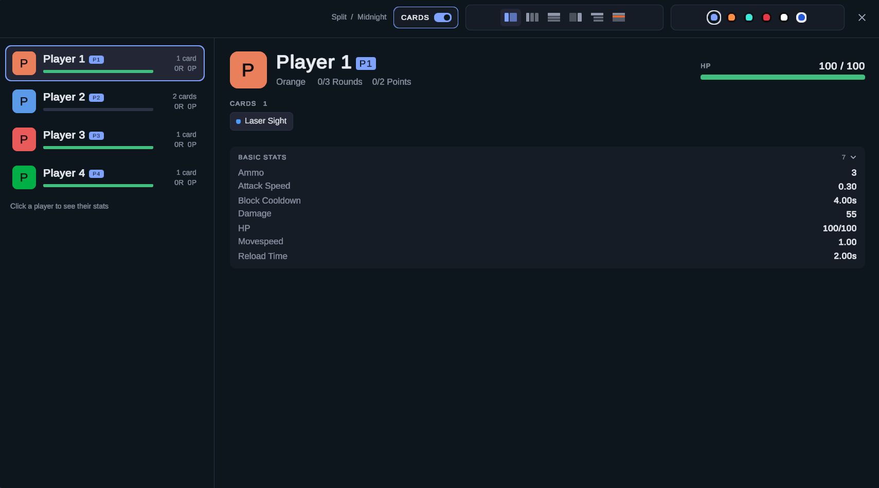 Split layout
