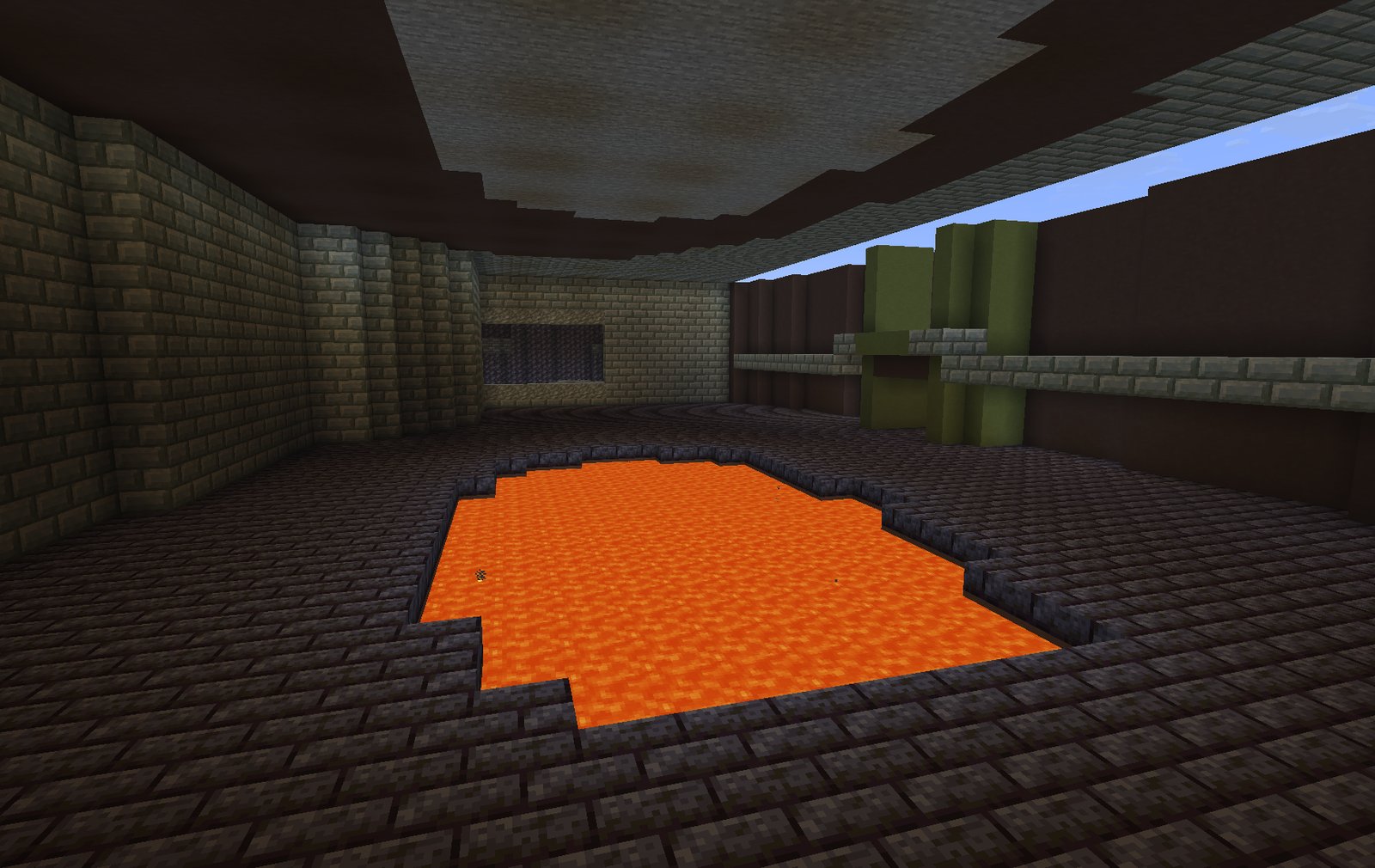 A lava hall