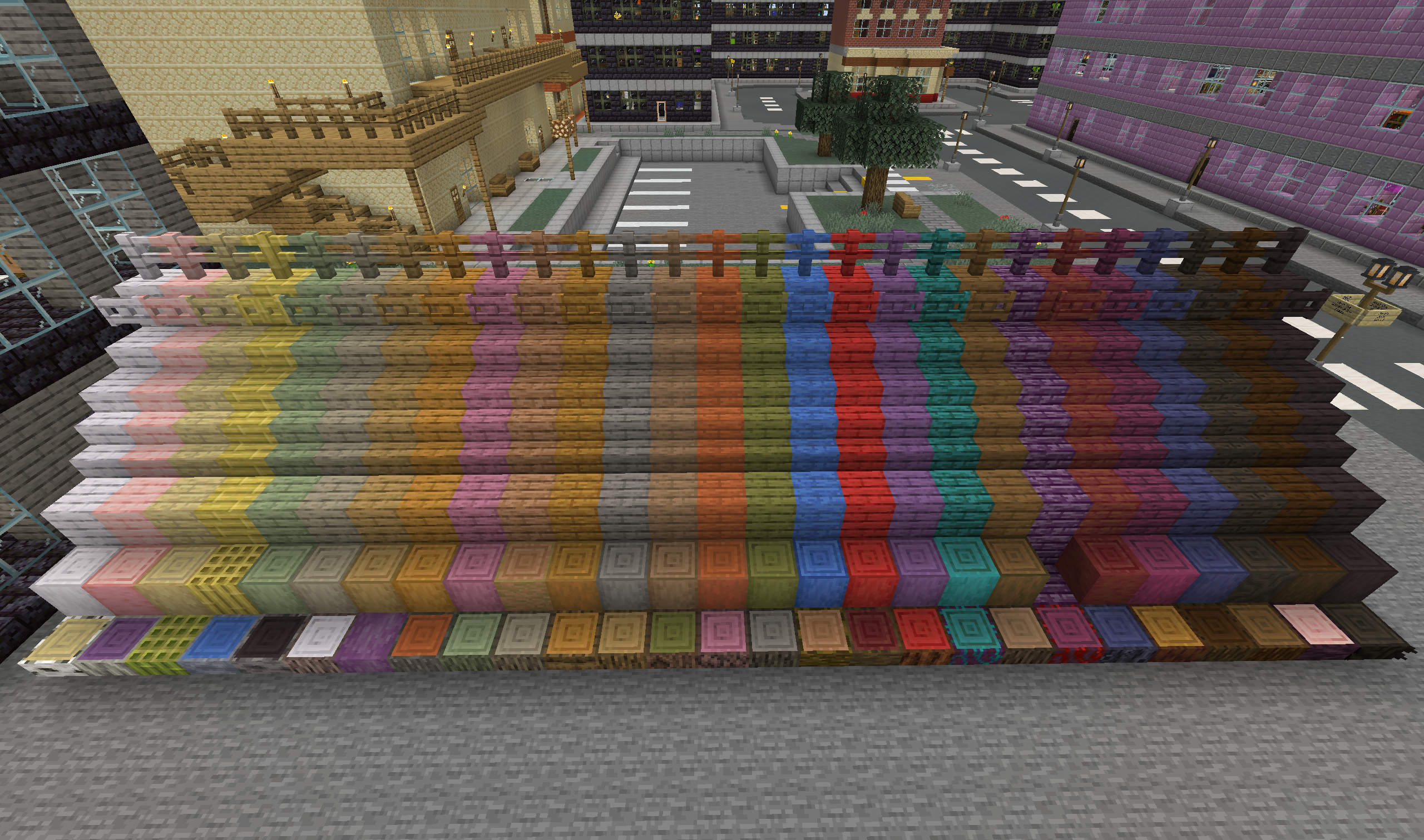 Every wood in the game, side by side