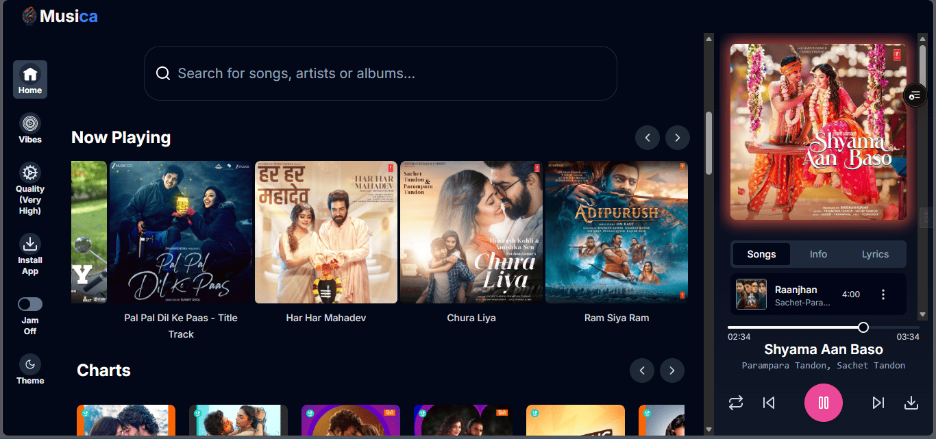 Music streaming