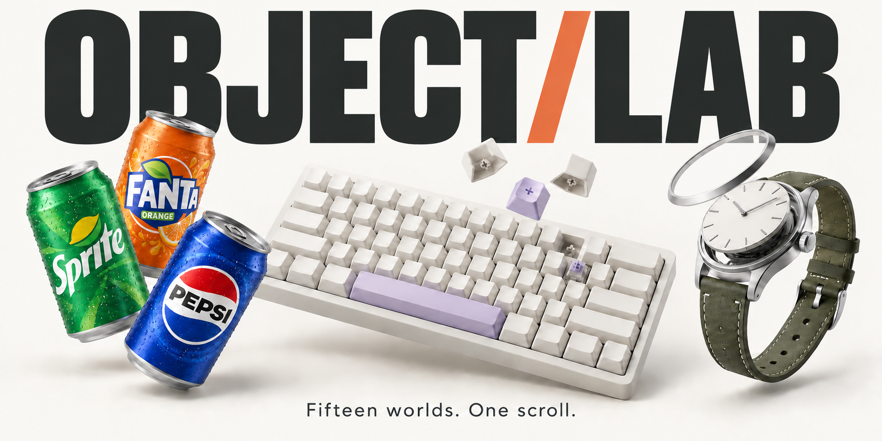 Object Lab:十五个滚动驱动三维故事