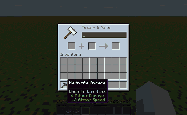 A pickaxe holding both Fortune and Silk Touch, switched in the Adjust panel
