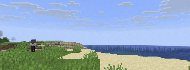 Another player throws a creeper and it explodes on landing