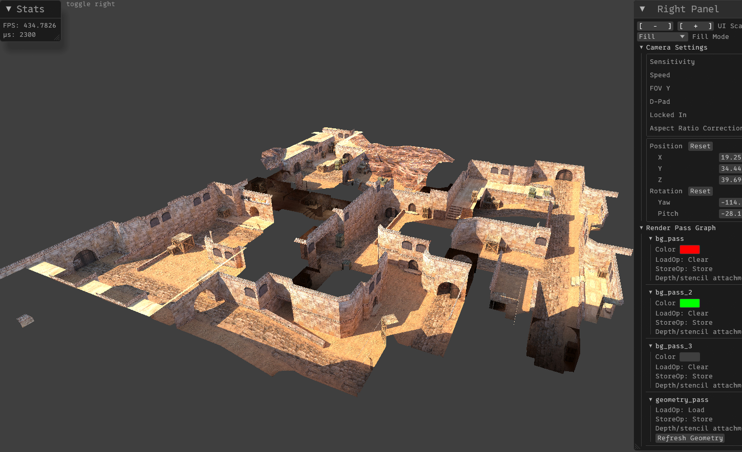 de_dust2 rendered in Oxide