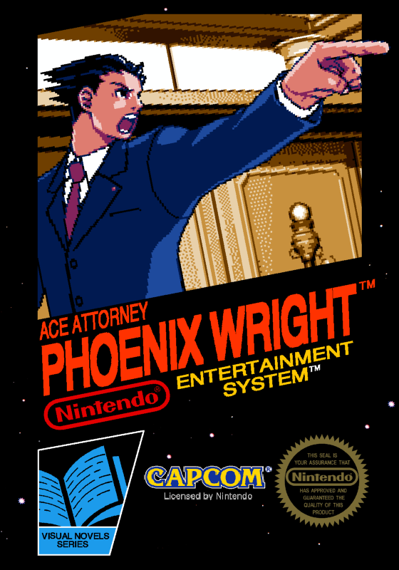 Phoenix Wright: Ace attorney Demake cartridge