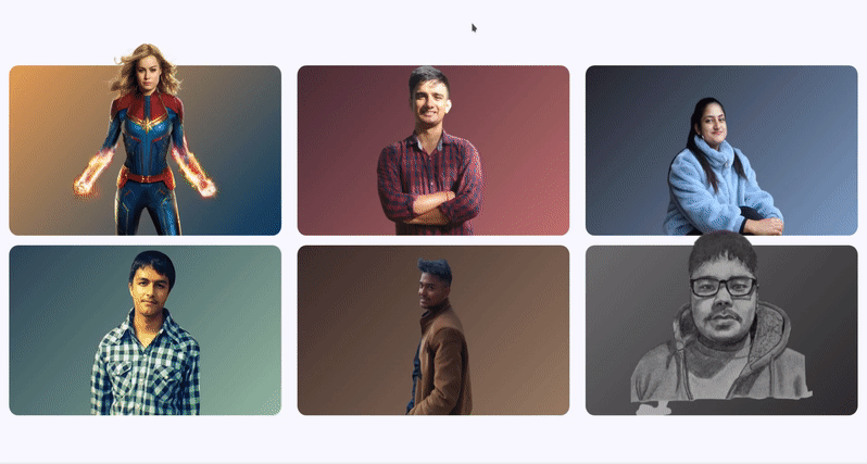 Card Hover Effect 2 GIF