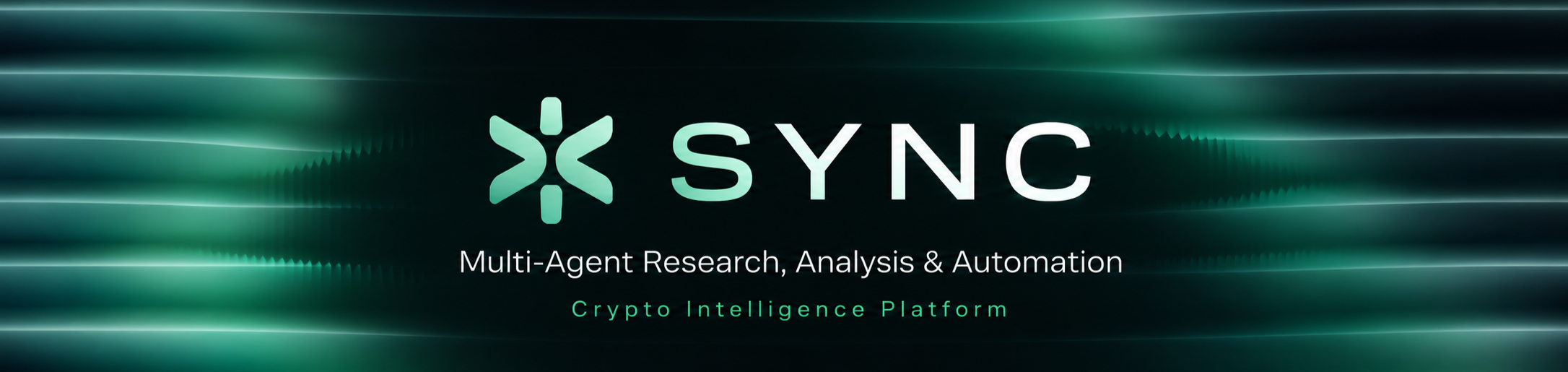 SYNC agentic crypto intelligence platform