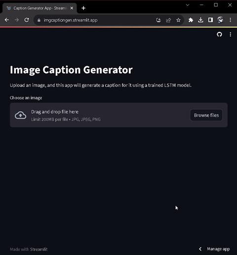Caption Generator Demo