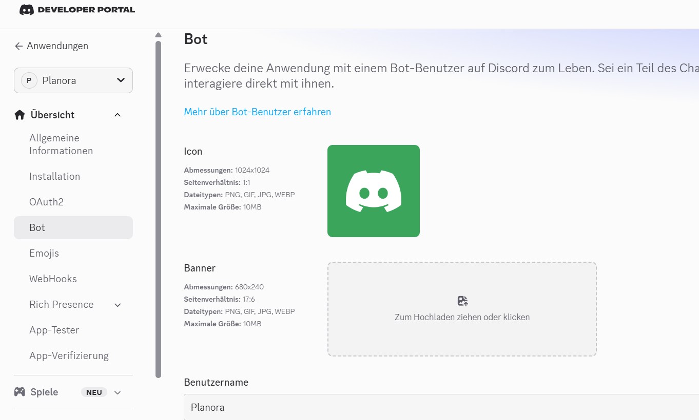 Bot Settings