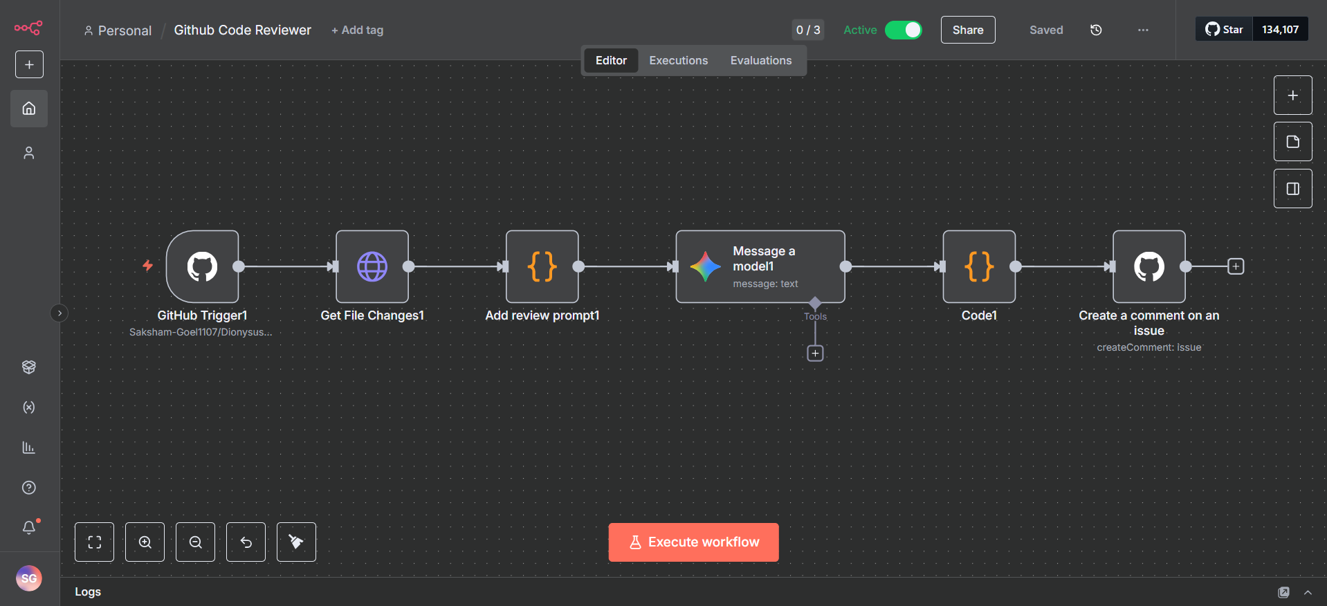 n8n-auto-github-Pull-request-reviewer