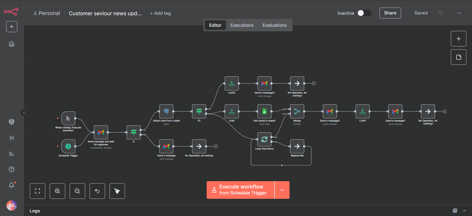 n8n Newsletter Integration Demo