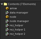 Node manager inventory layout