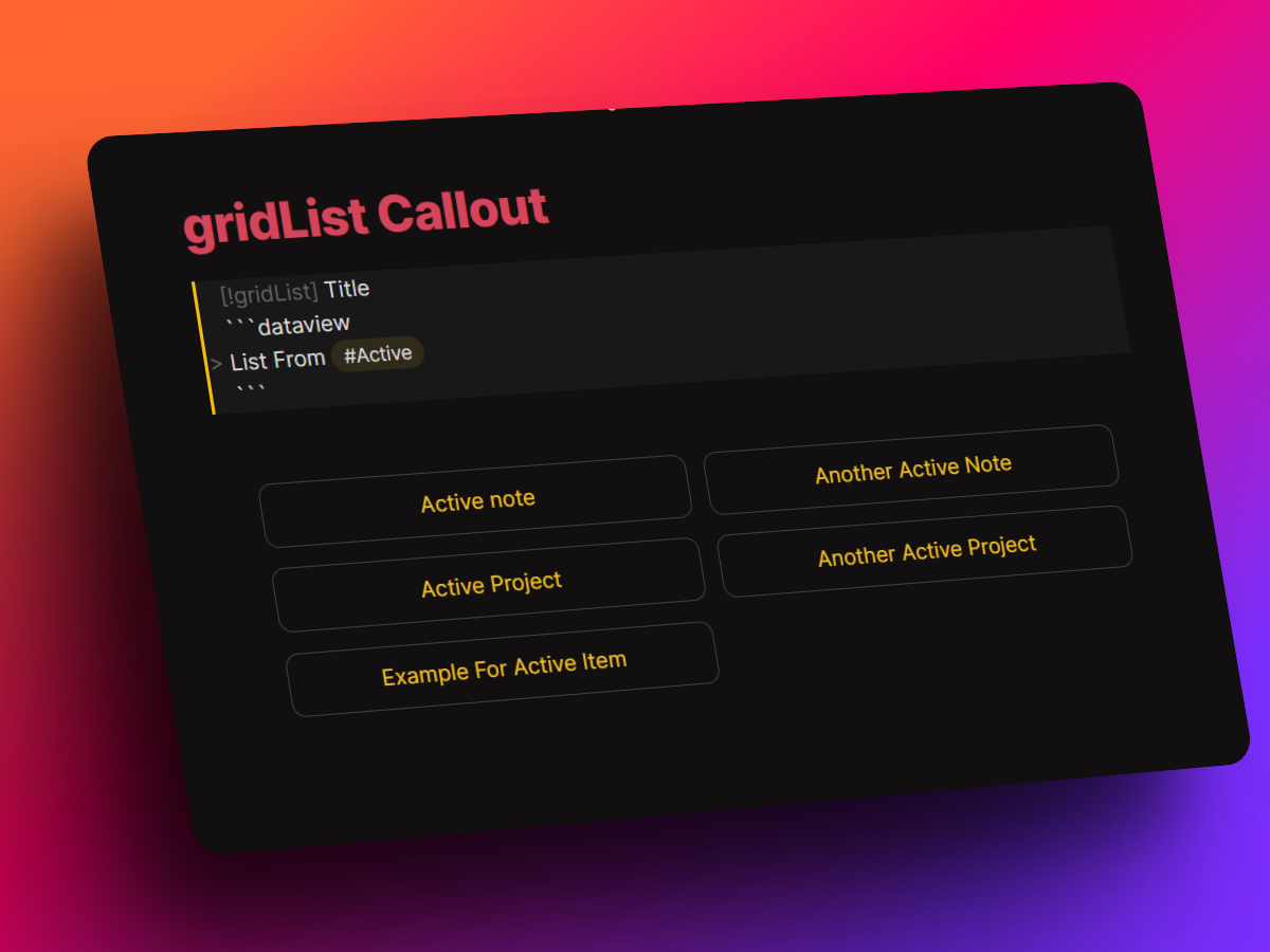 ListGrid Callout