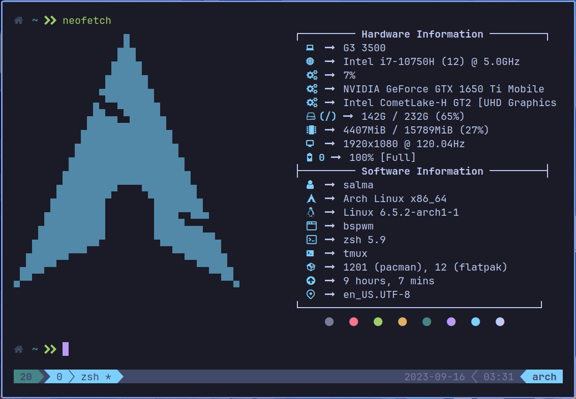 Neofetch