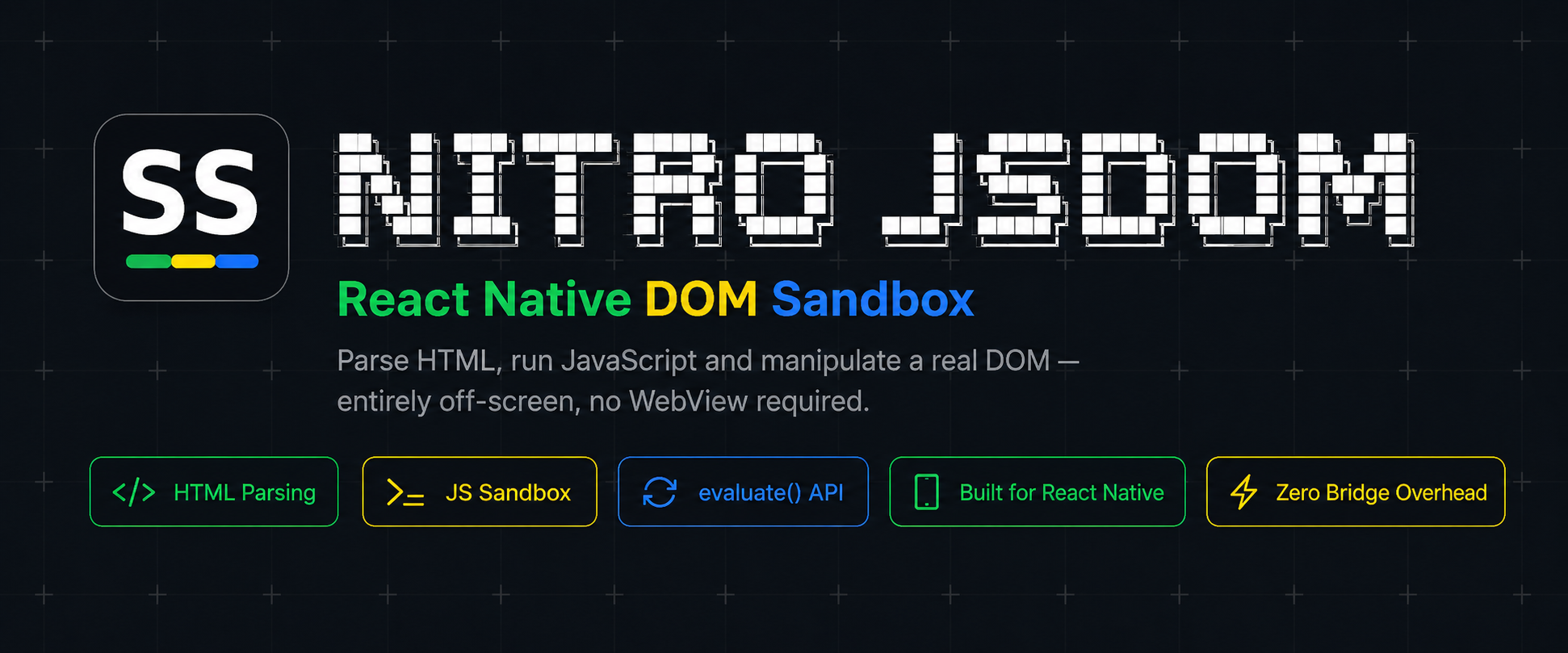 react-native-nitro-jsdom Banner