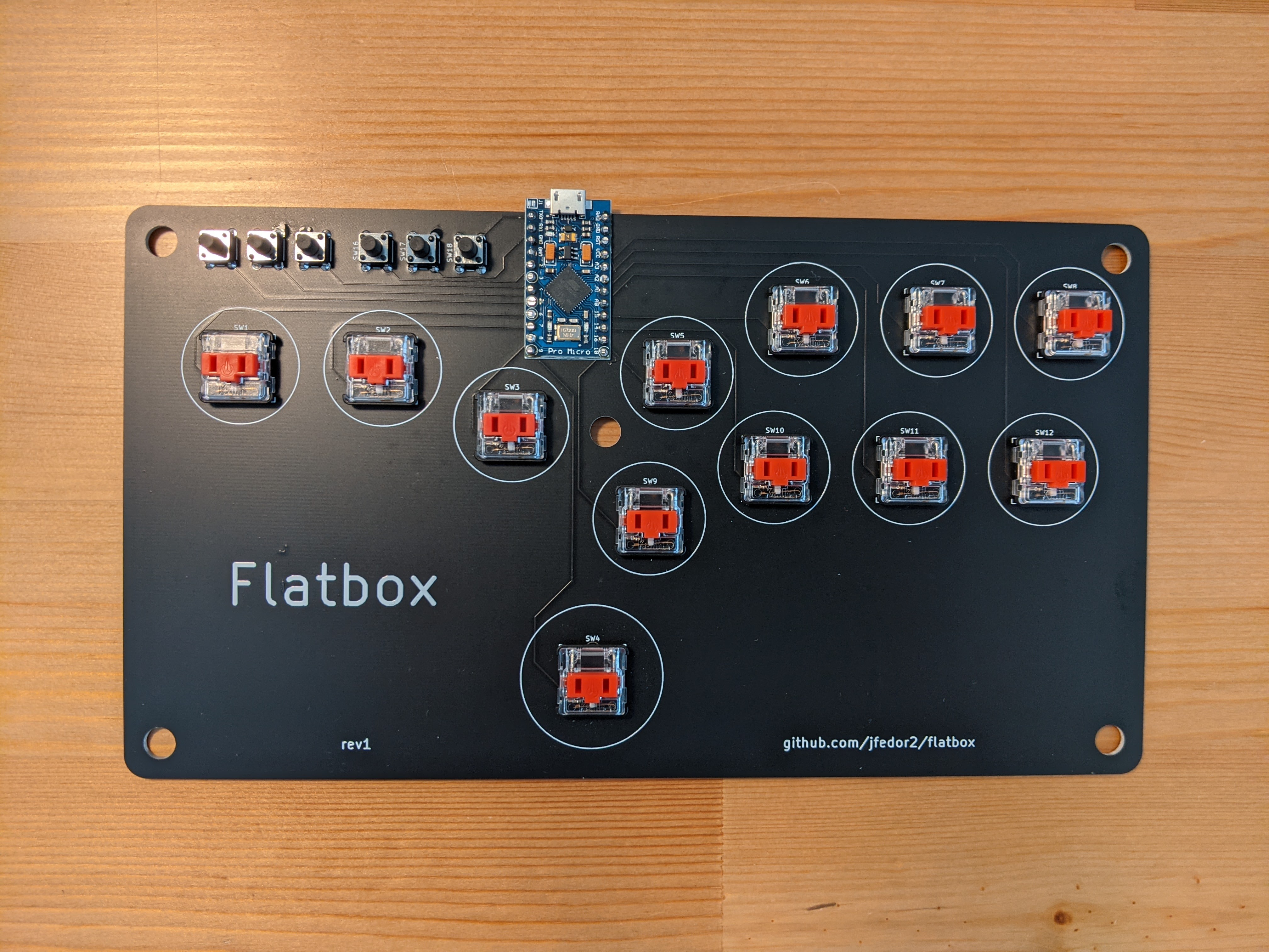 Flatbox PCB
