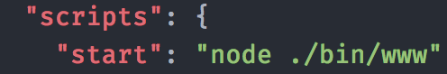 npm scripts