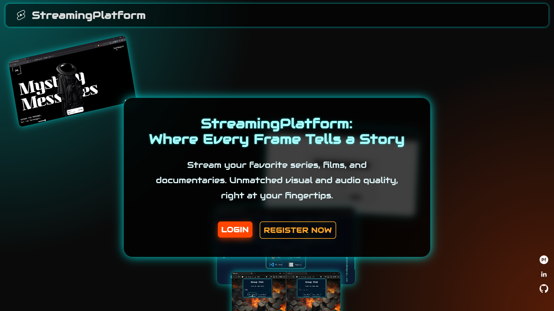 Stream Sphere — Full-stack video streaming ecosystem.