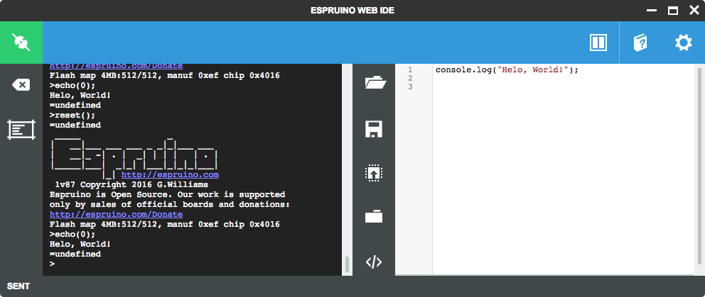 Espruino Web IDE