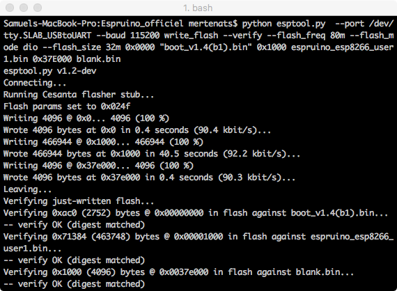 Flash firmware