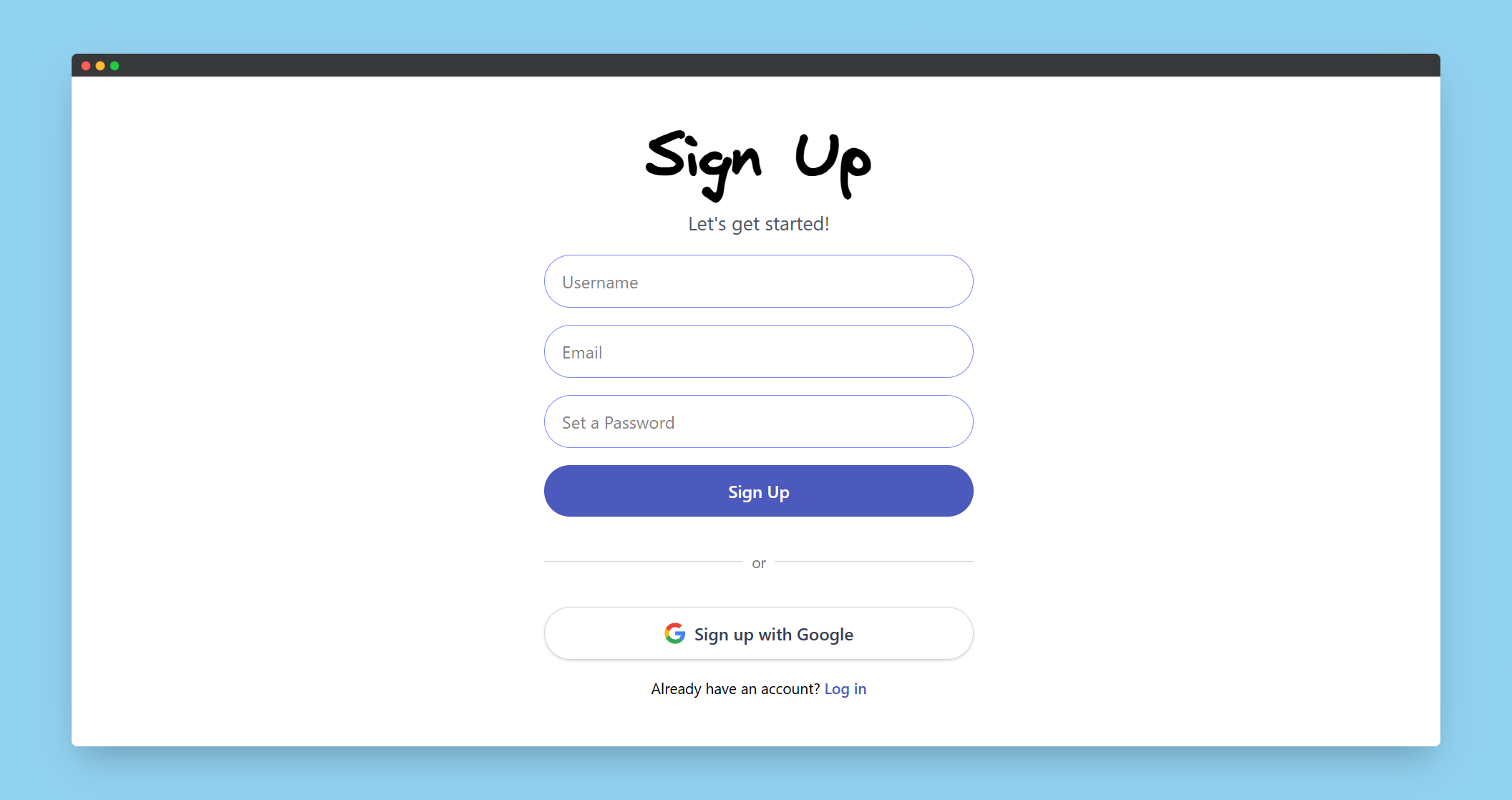 Login/Signup