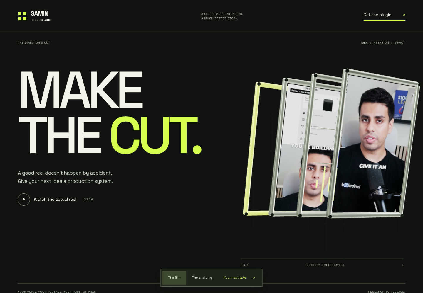 Samin Reel Engine Plugin example