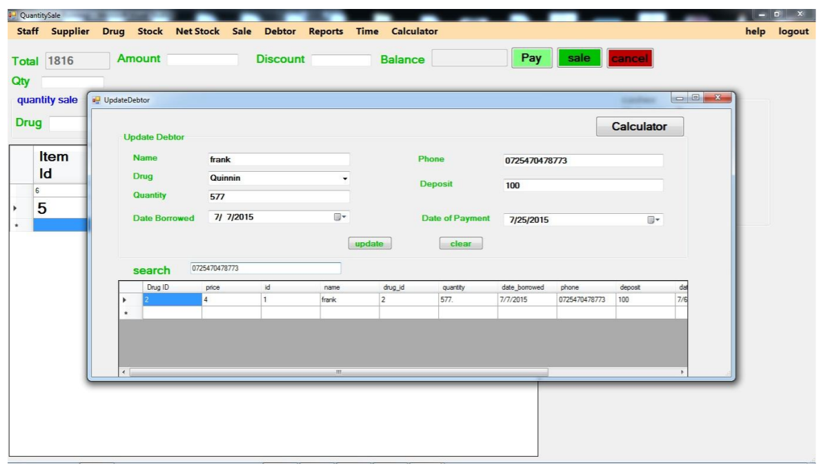 Updating the Debtor