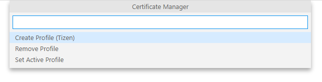 Certificate Profile