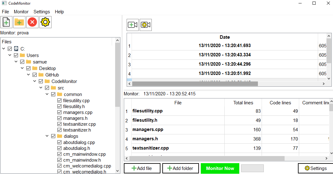 Code Advisor Monitor Code GitHub - Samuele458/CodeMonitor: Keep under control your code!