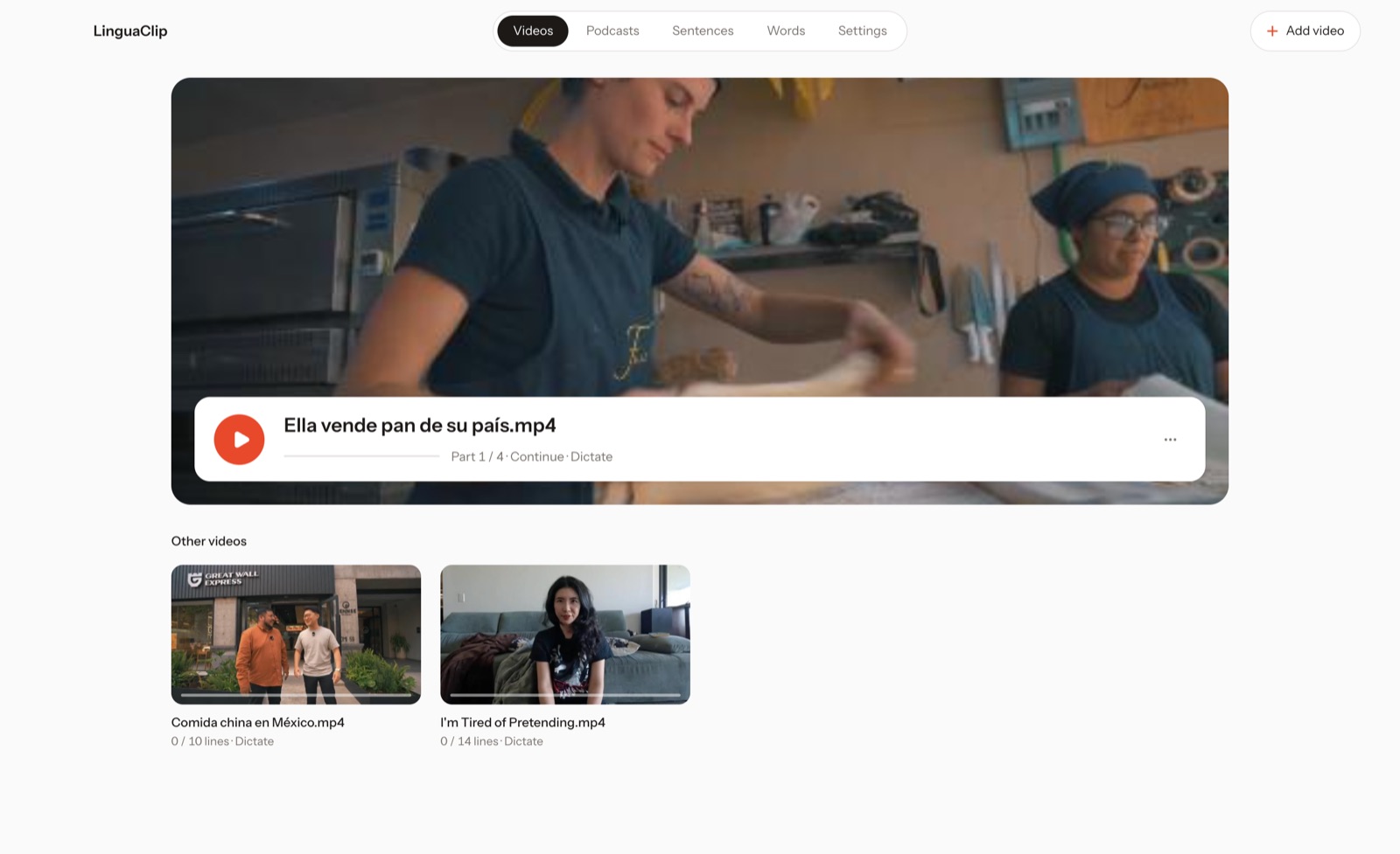 Your videos