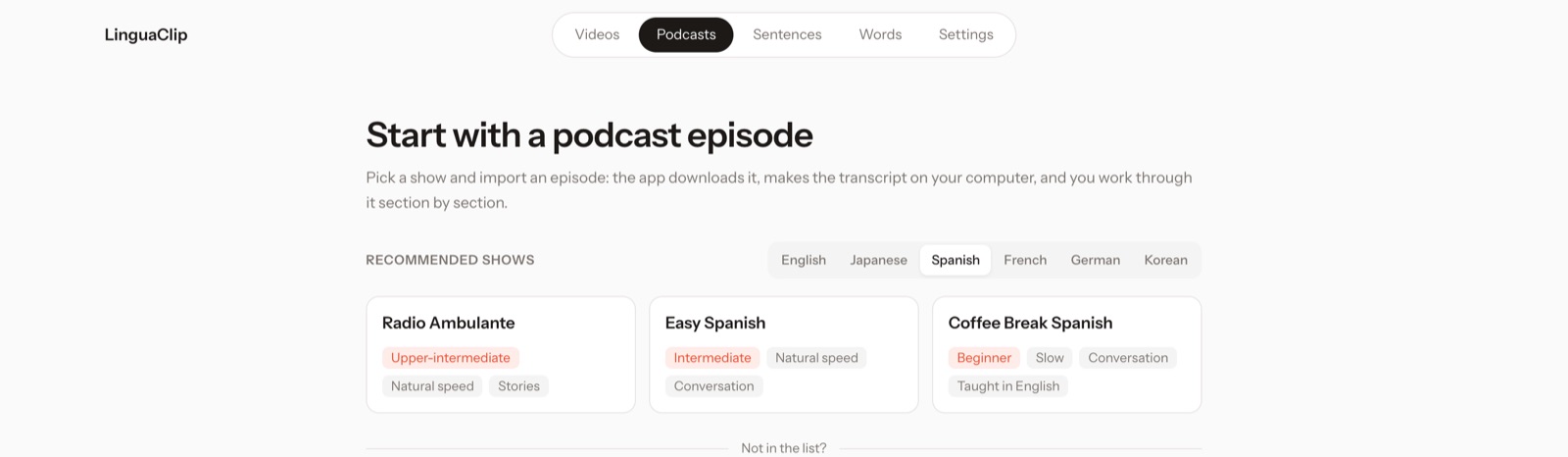 Podcasts
