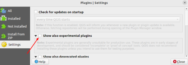 Enable experimental plugins