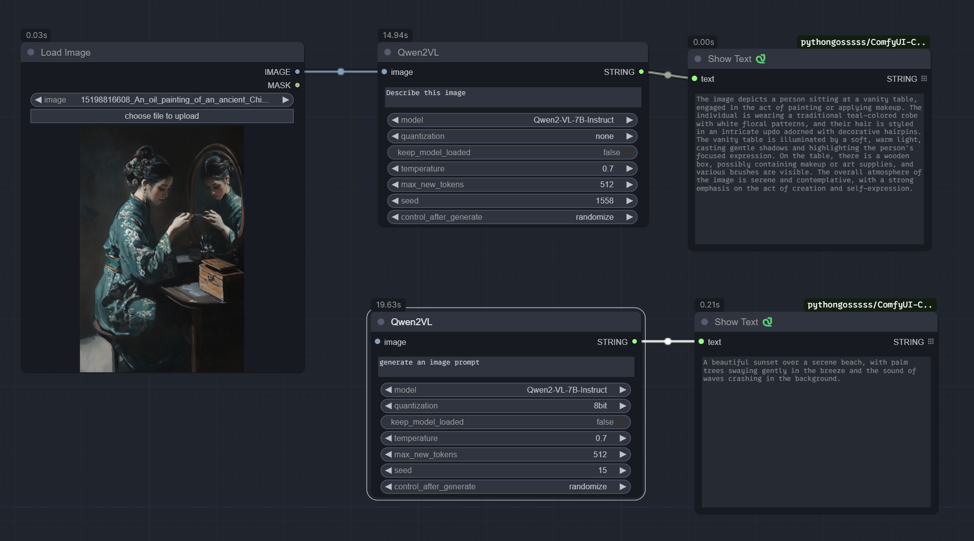 Qwen VL workflow