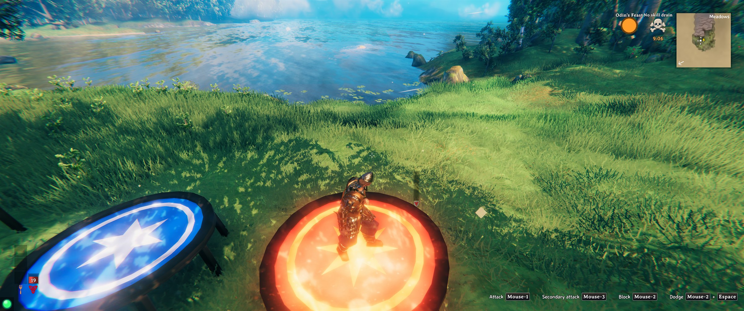 Standing on the flametal springboard, the iron one next to it