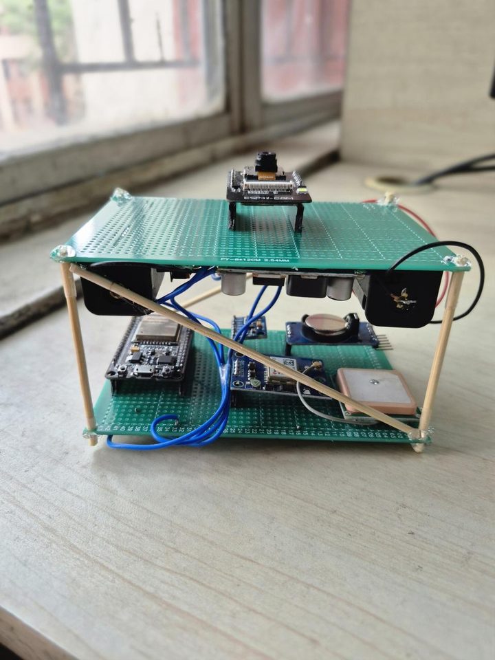 Assembled two-deck IPDS prototype