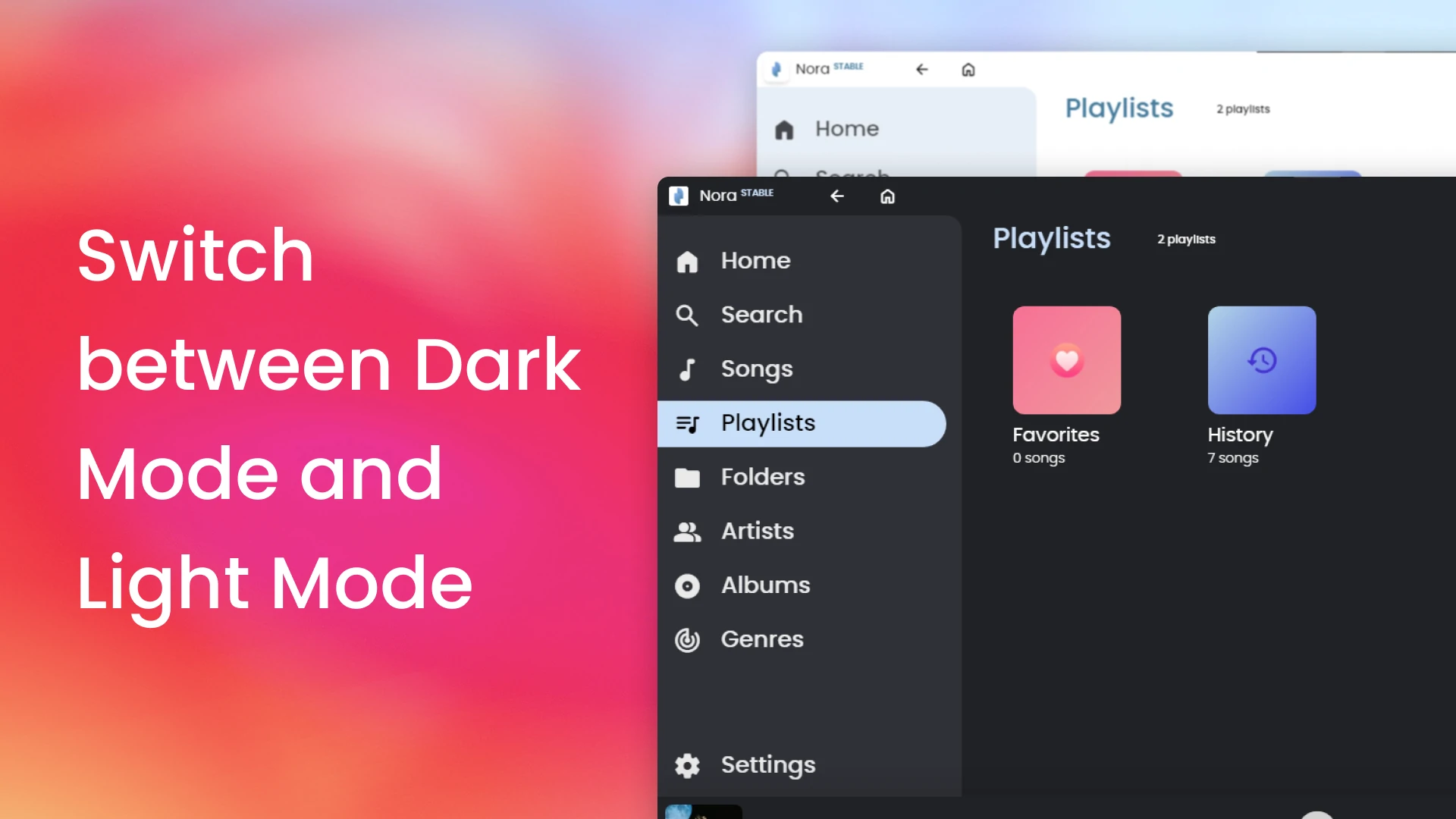 Switch between Dark and Light Modes