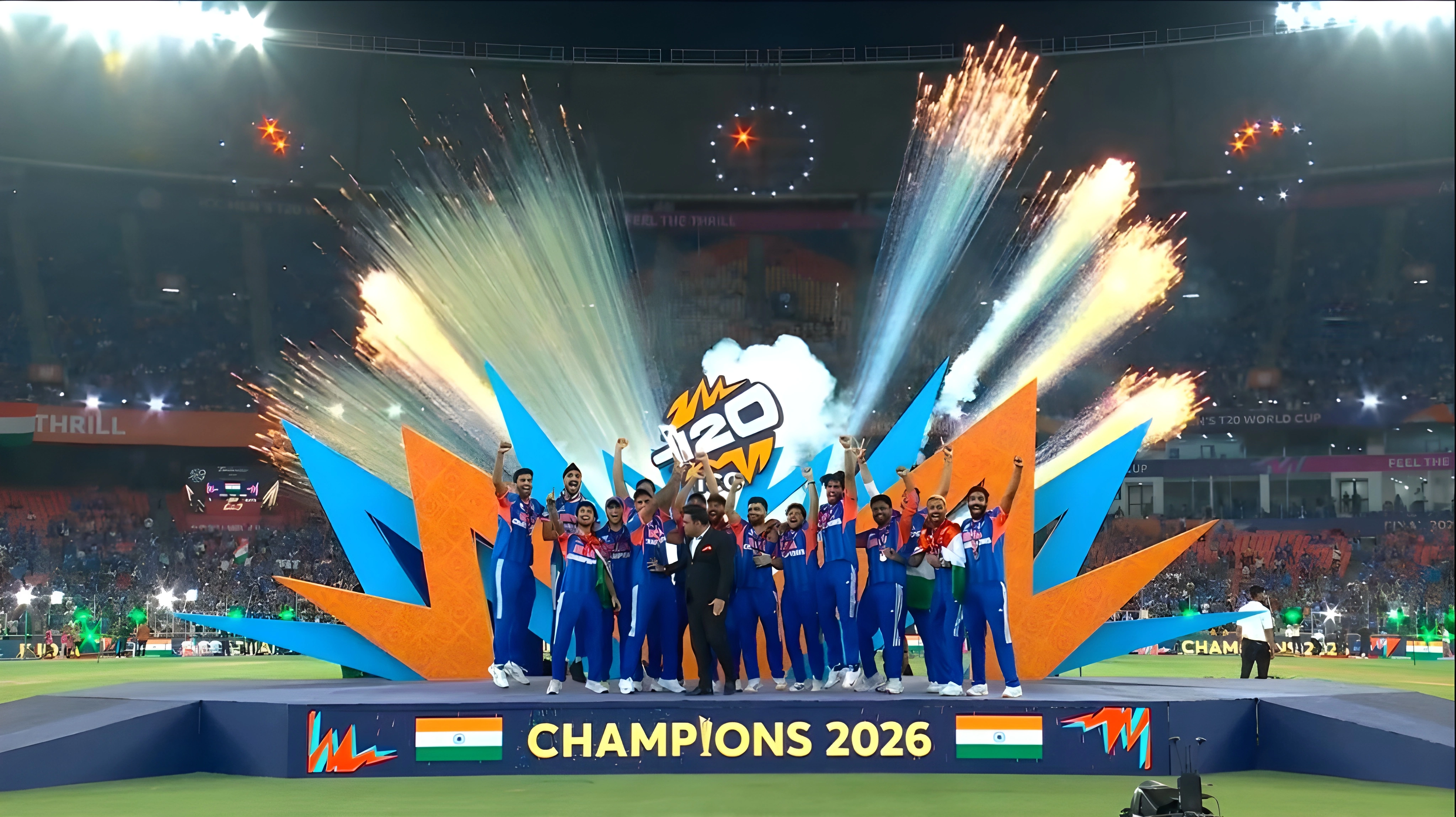 ICC Men's T20 World Cup 2026 Champions - Team India