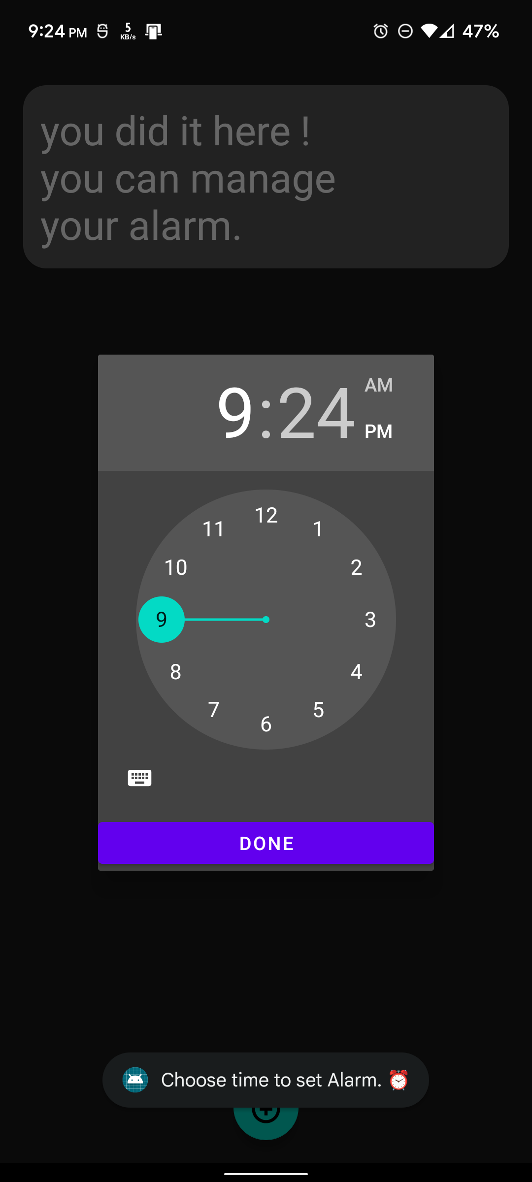 Popup Timepicker