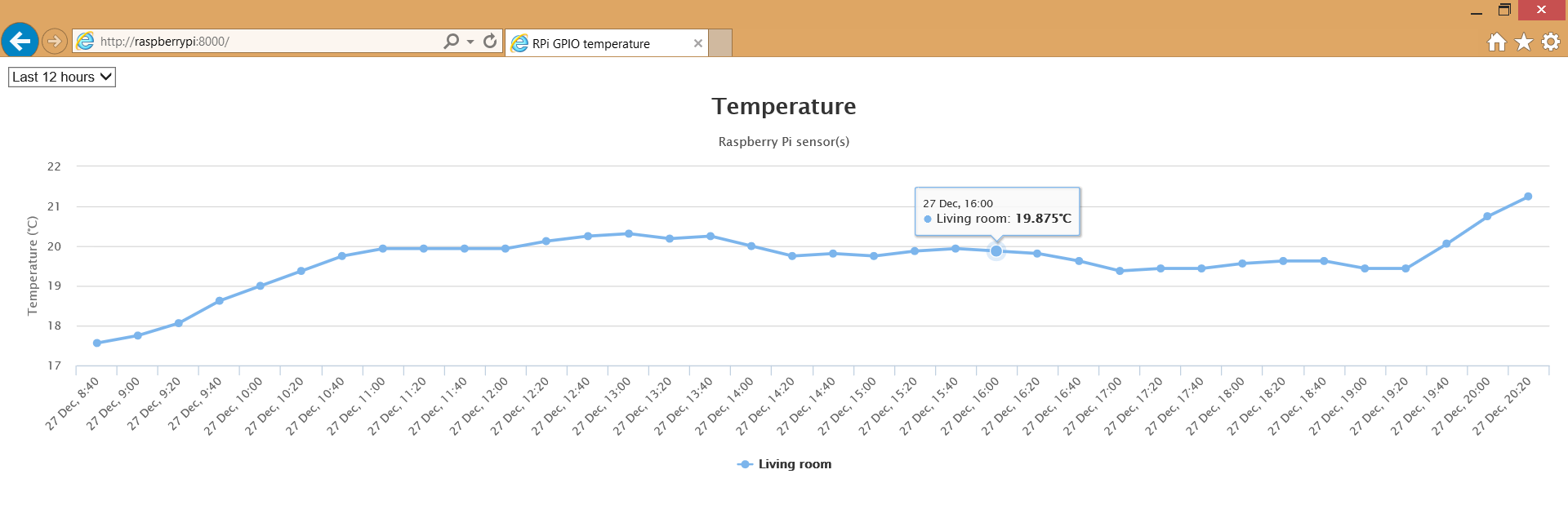 rpi-temp screenshot