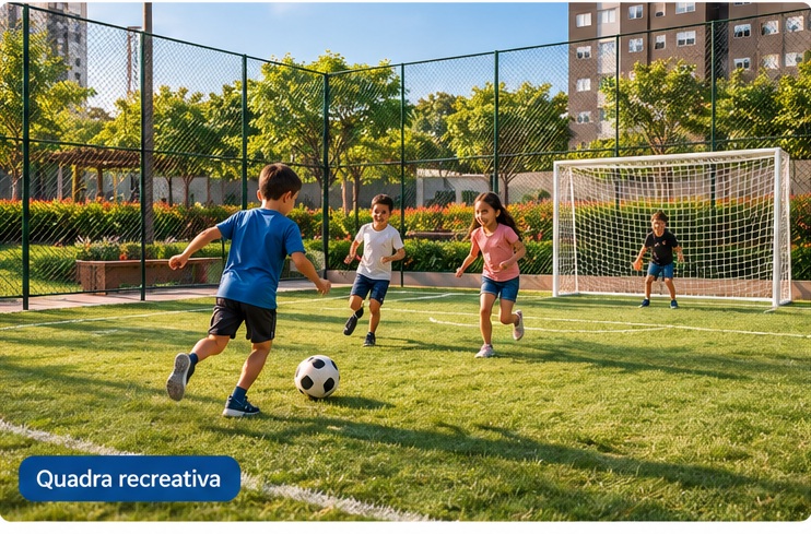 Quadra recreativa do Conquista Aricanduva