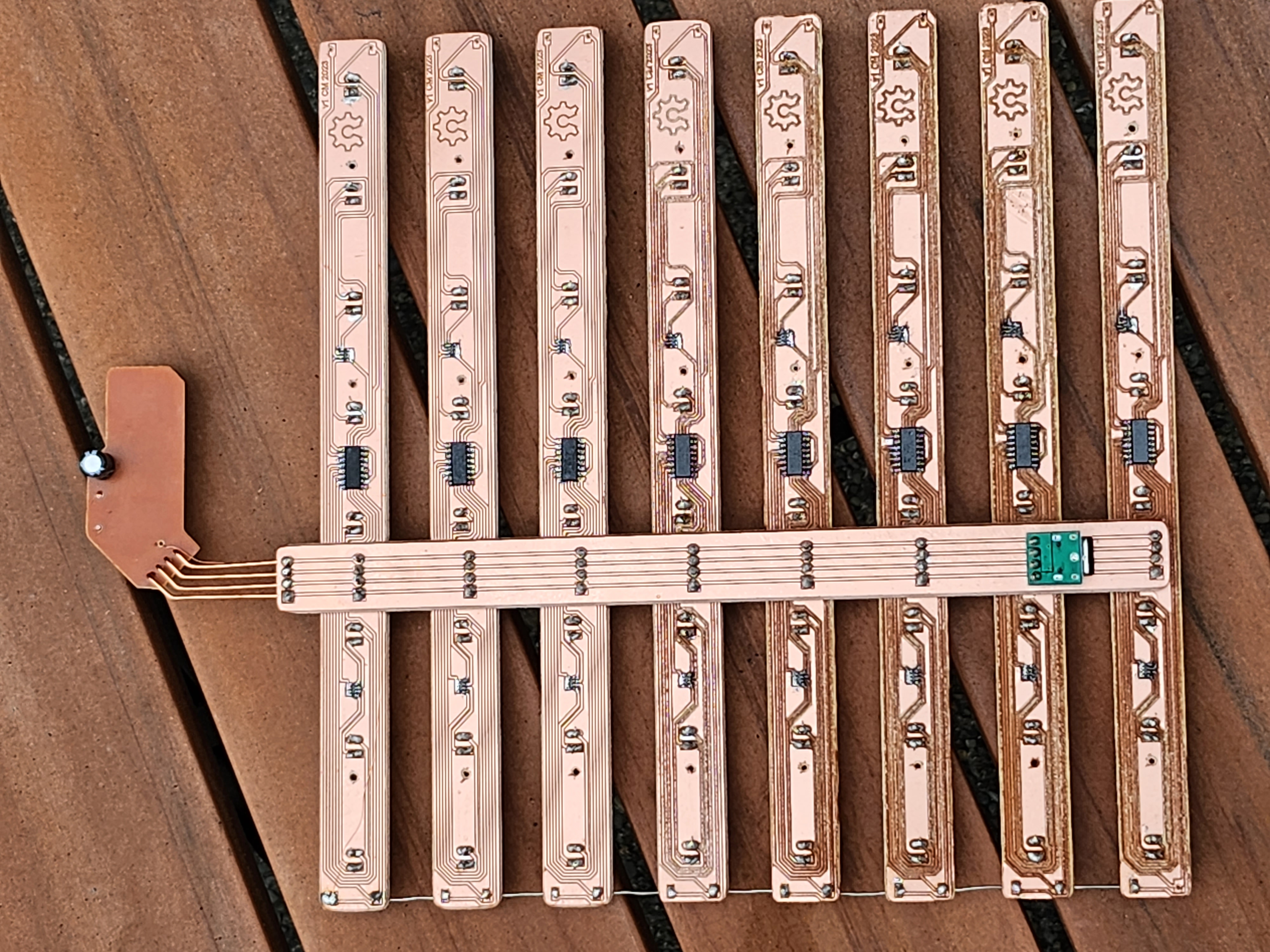 completed circuit from behind