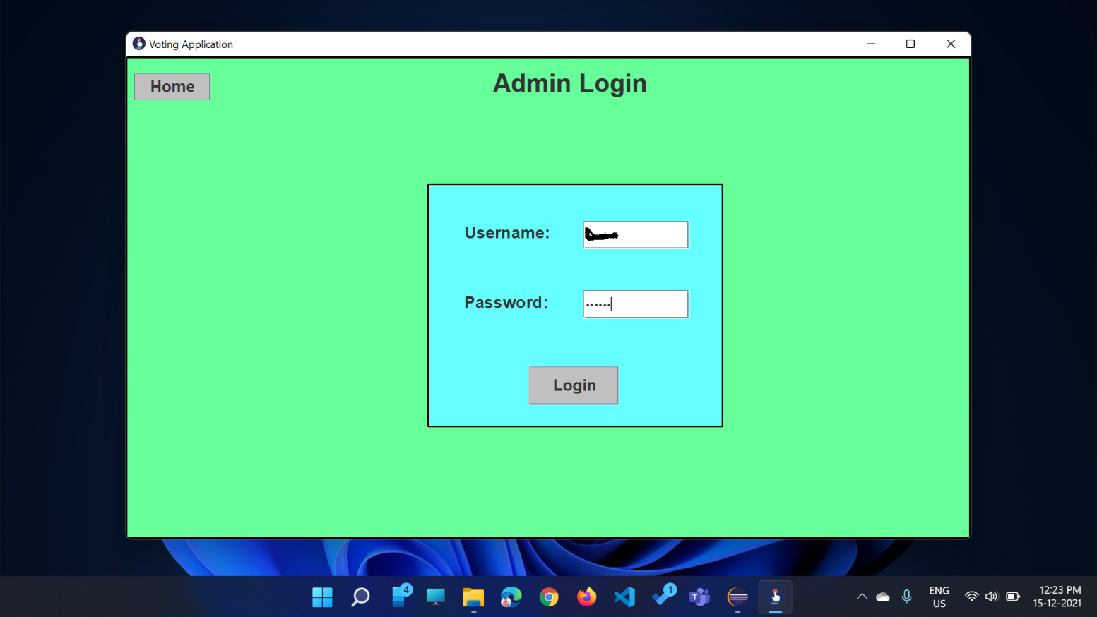 Admin Login