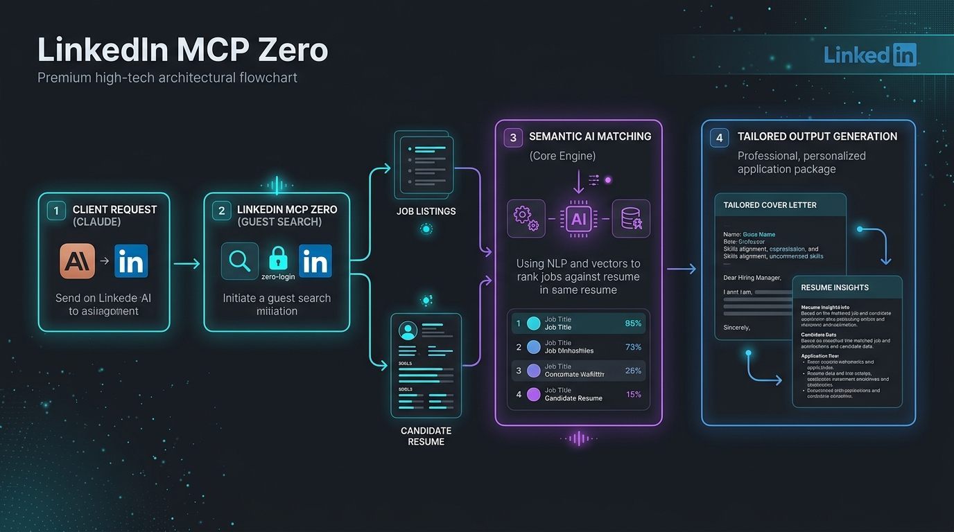 LinkedIn MCP Zero Flow