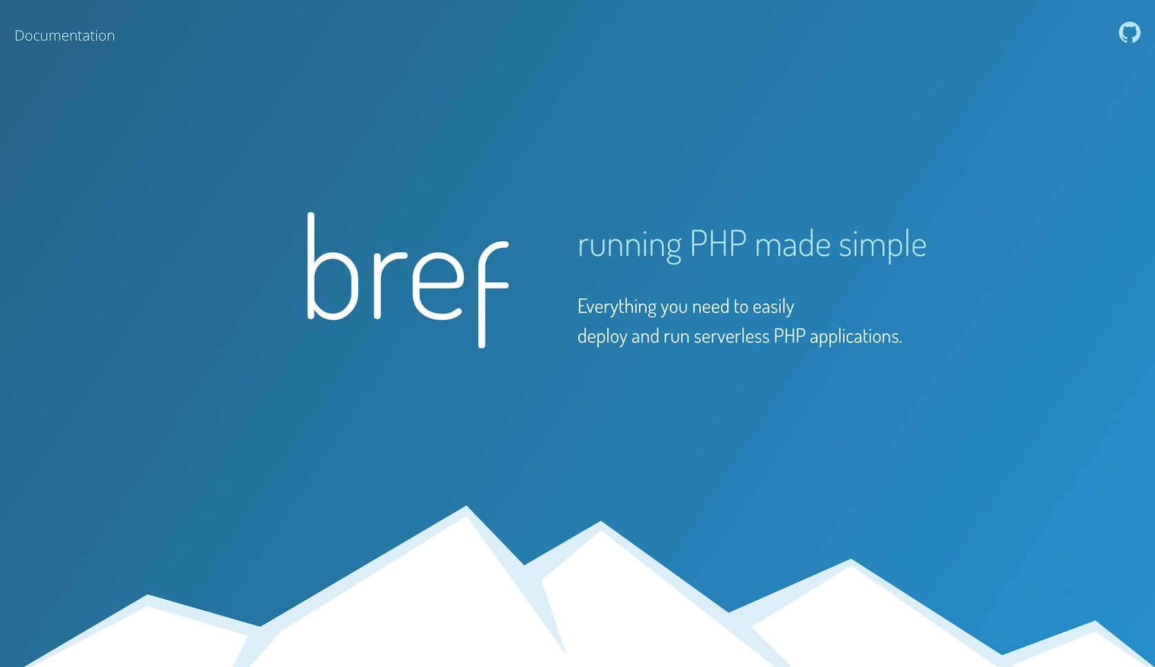 Running PHP made simple. Bref provides tools and documentation to easily deploy and run serverless PHP applications. Learn more