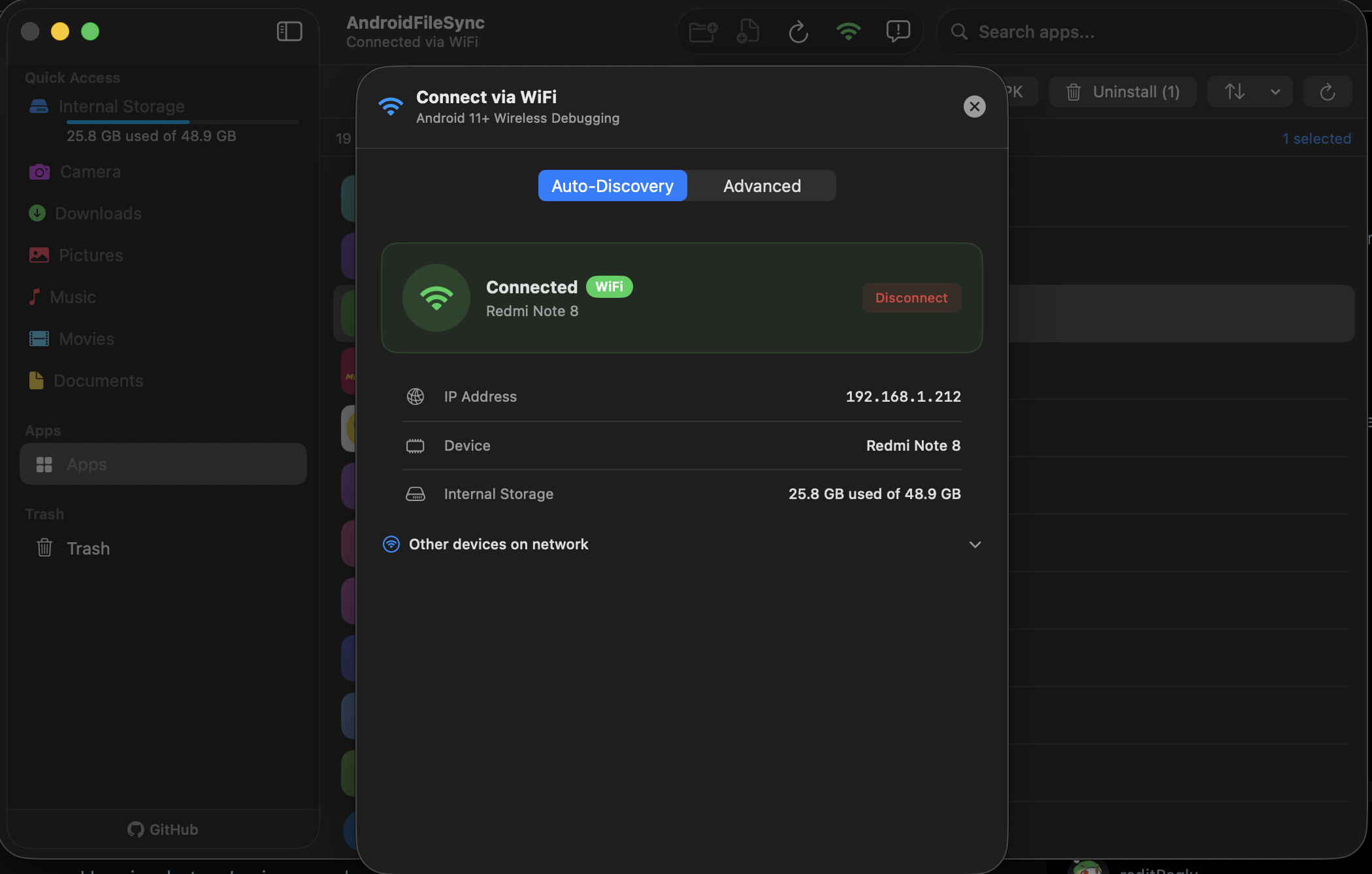 AndroidFileSync screenshot 3
