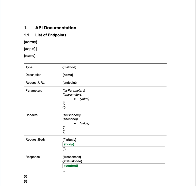 Preview of sample document